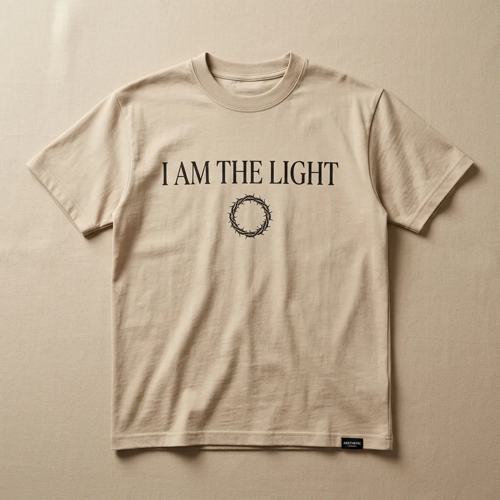 I AM THE LIGHT Sand T-Shirt